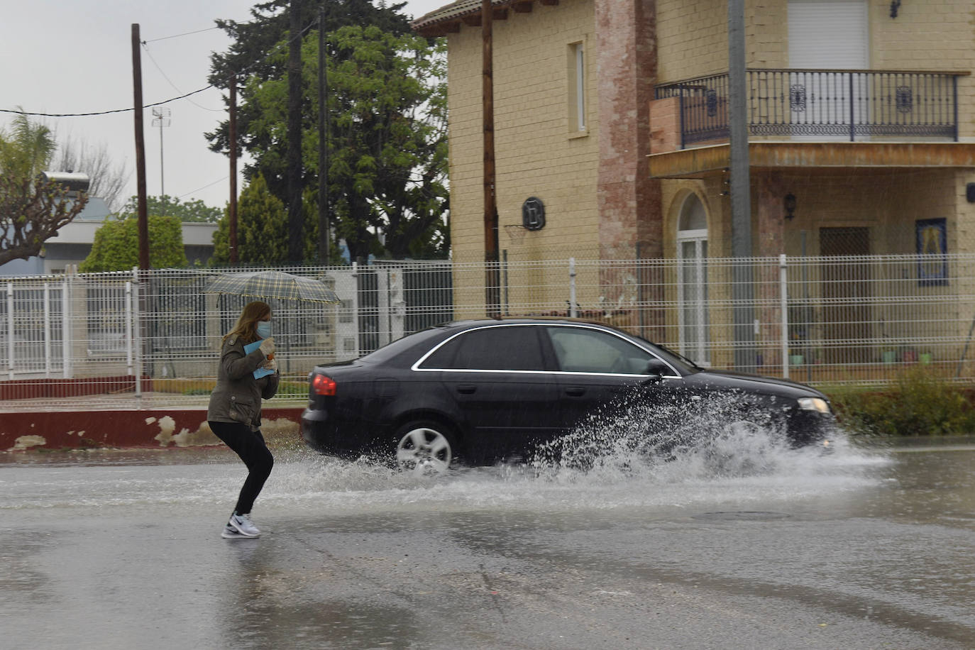 Efectos del temporal en Beniaján y Torreagüera.