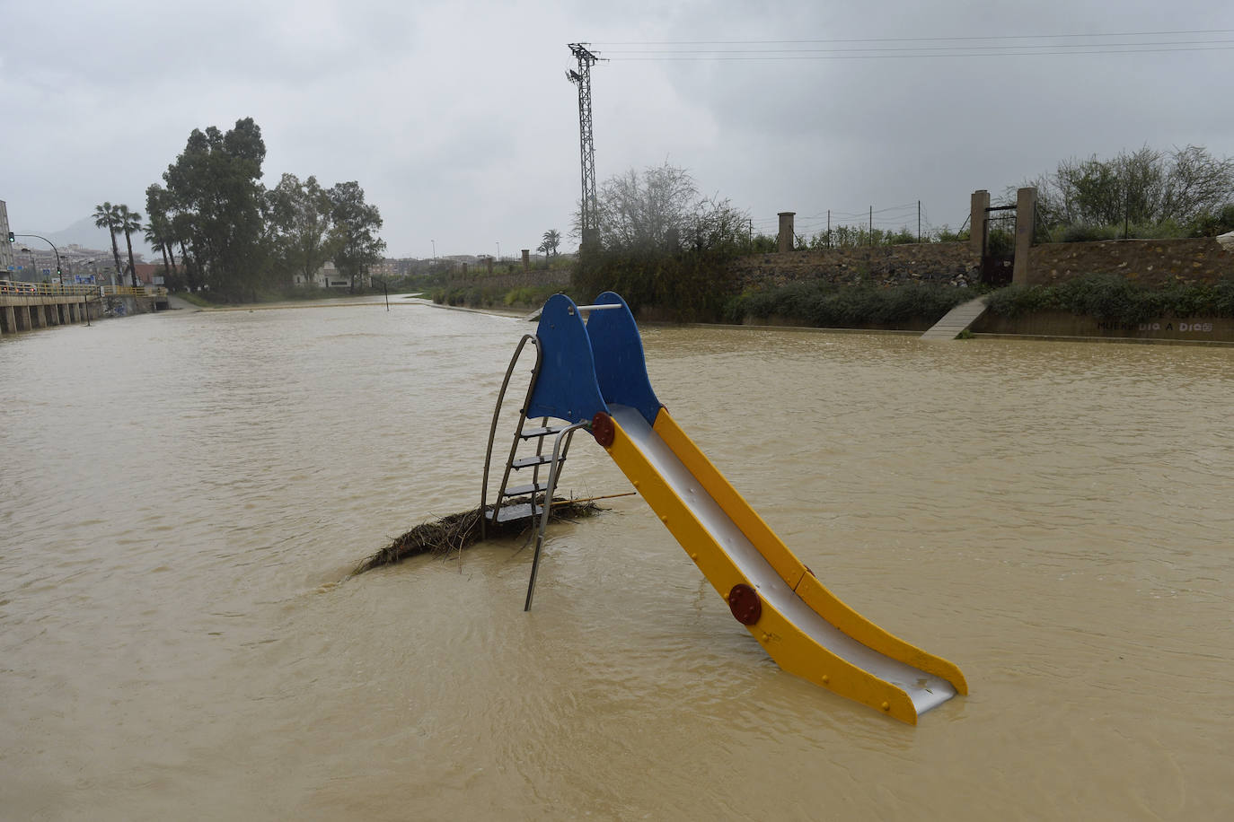 Efectos del temporal en Beniaján y Torreagüera.