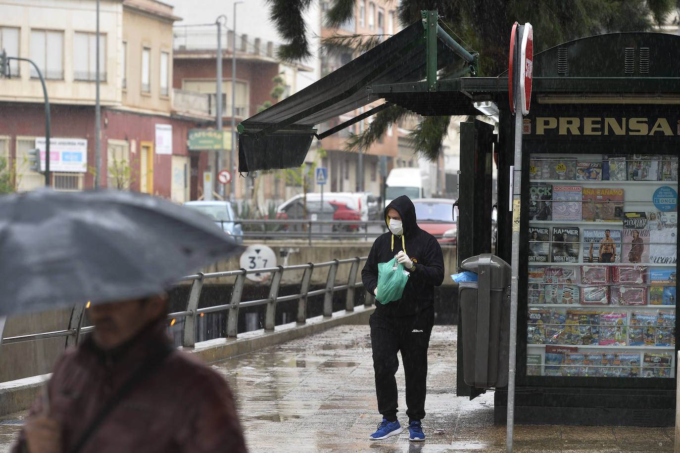 Efectos del temporal en Beniaján y Torreagüera.