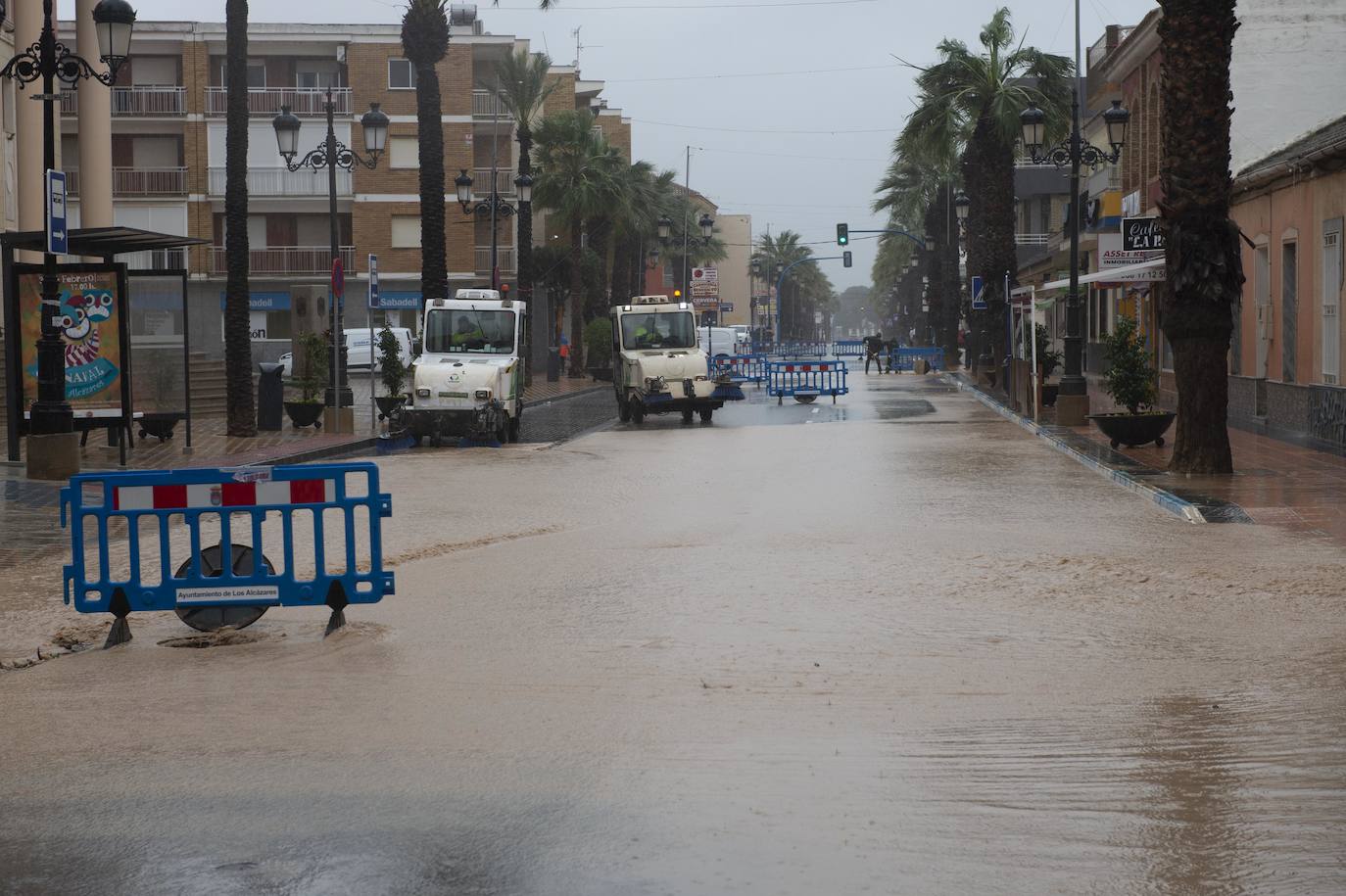 Fotos: Las lluvias vuelven a anegar Los Alcázares