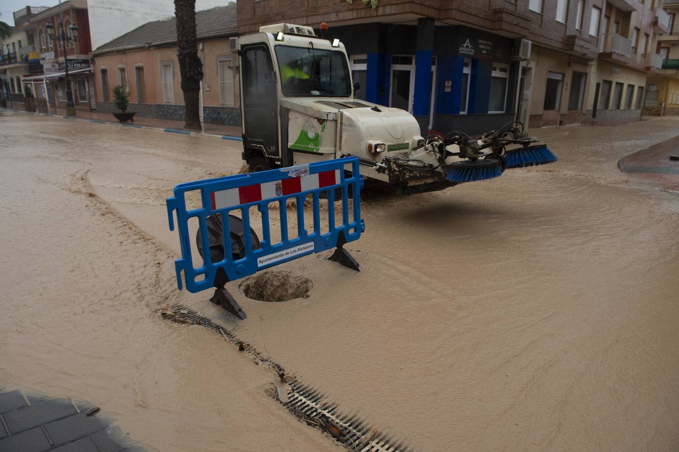 Fotos: Las lluvias vuelven a anegar Los Alcázares