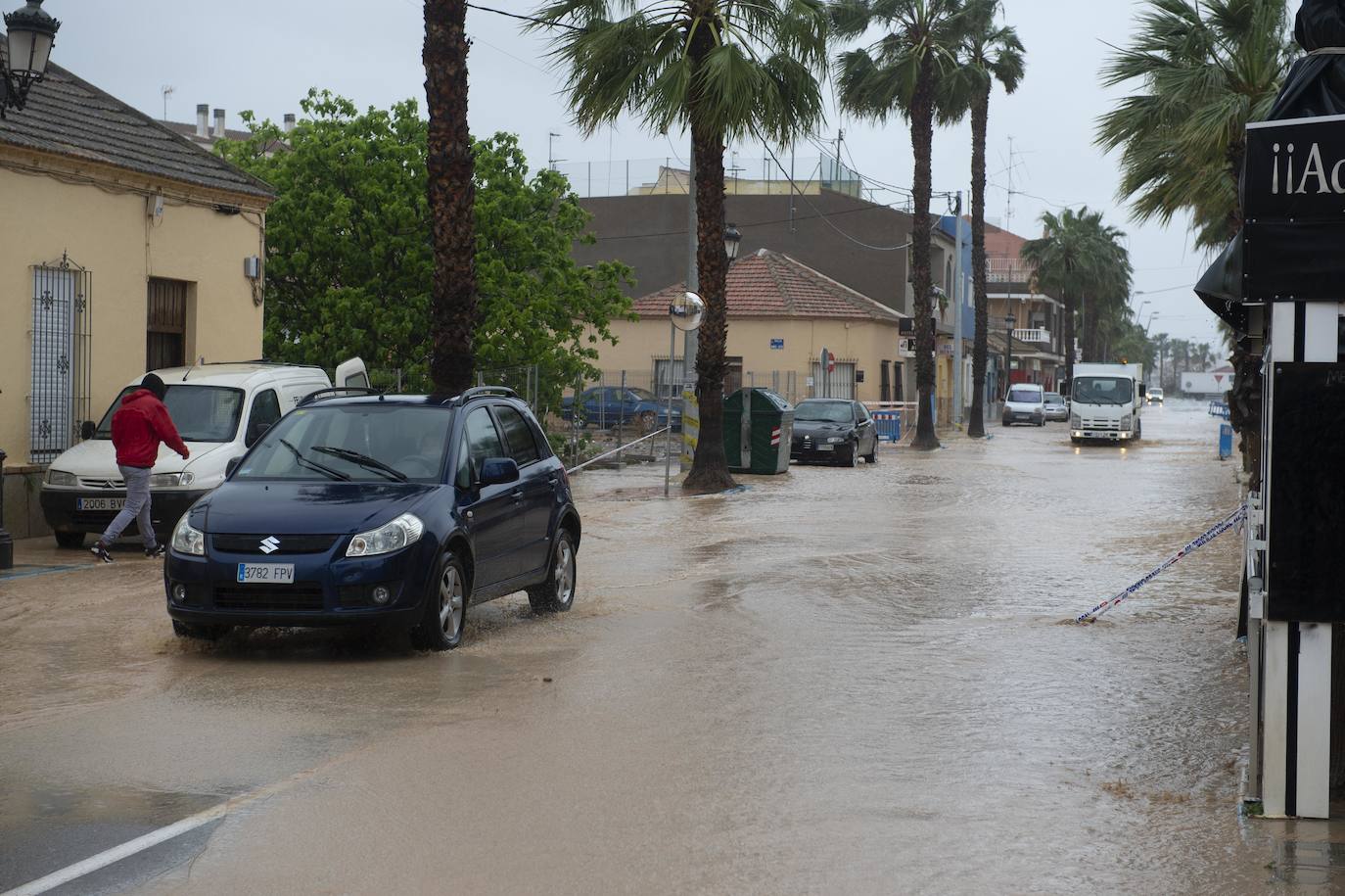 Fotos: Las lluvias vuelven a anegar Los Alcázares