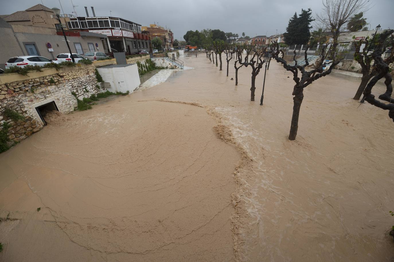 Fotos: Las lluvias vuelven a anegar Los Alcázares