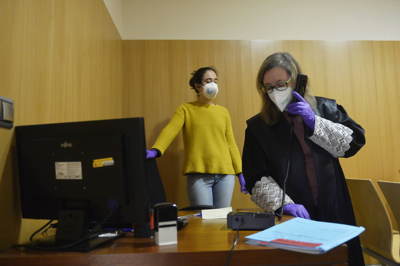 Fotos: Los juzgados de guardia de Murcia mantienen su actividad