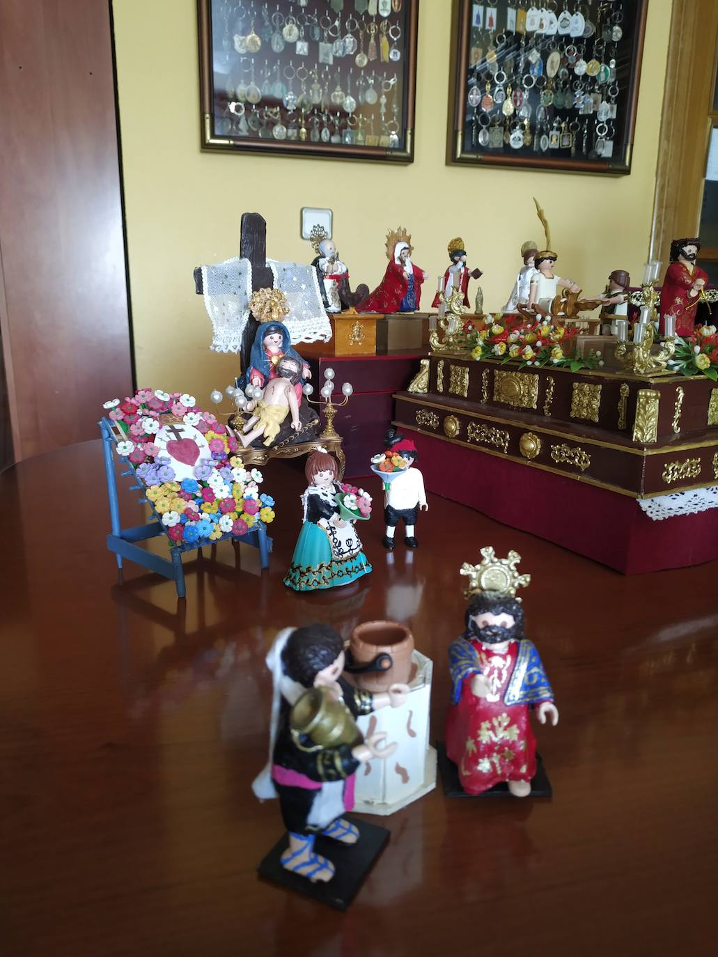 Fotos: Recrean las procesiones de Semana Santa de Cartagena con Playmobil