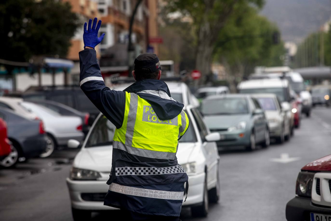 Fotos: La Policía Local controla las calles de Cartagena