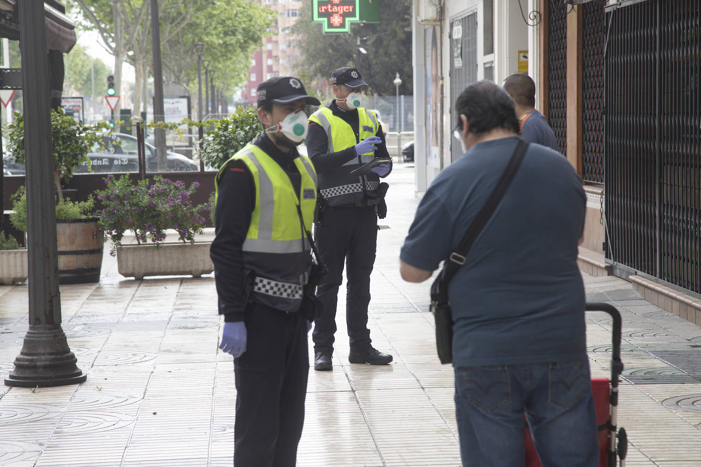 Fotos: La Policía Local controla las calles de Cartagena