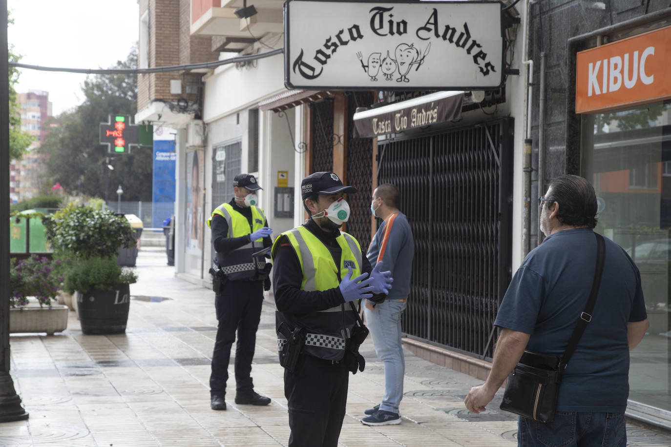 Fotos: La Policía Local controla las calles de Cartagena