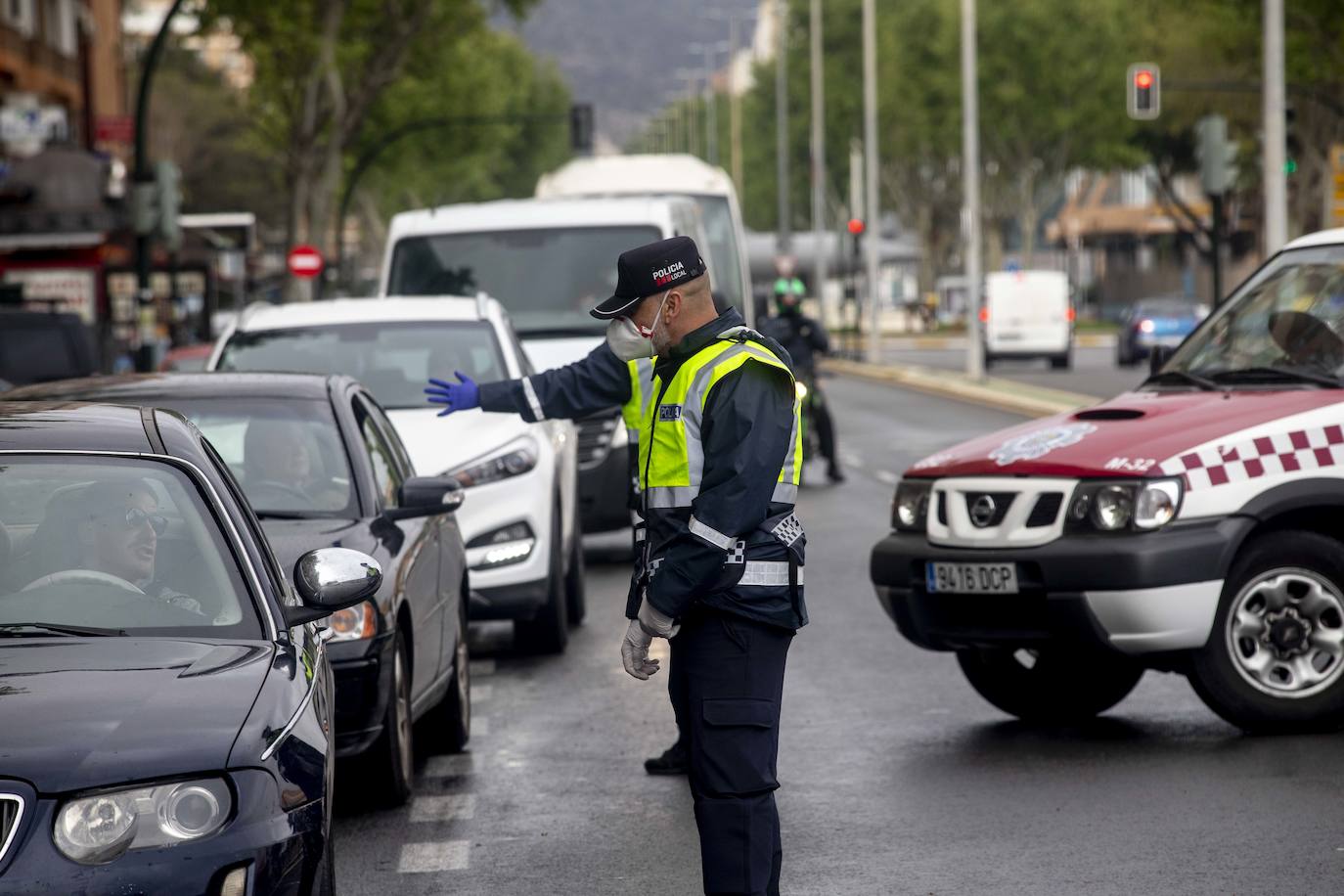 Fotos: La Policía Local controla las calles de Cartagena