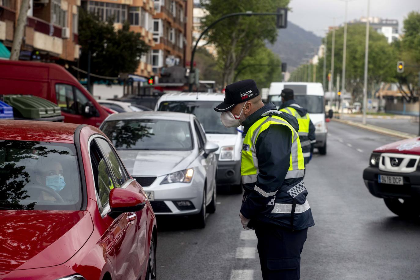 Fotos: La Policía Local controla las calles de Cartagena