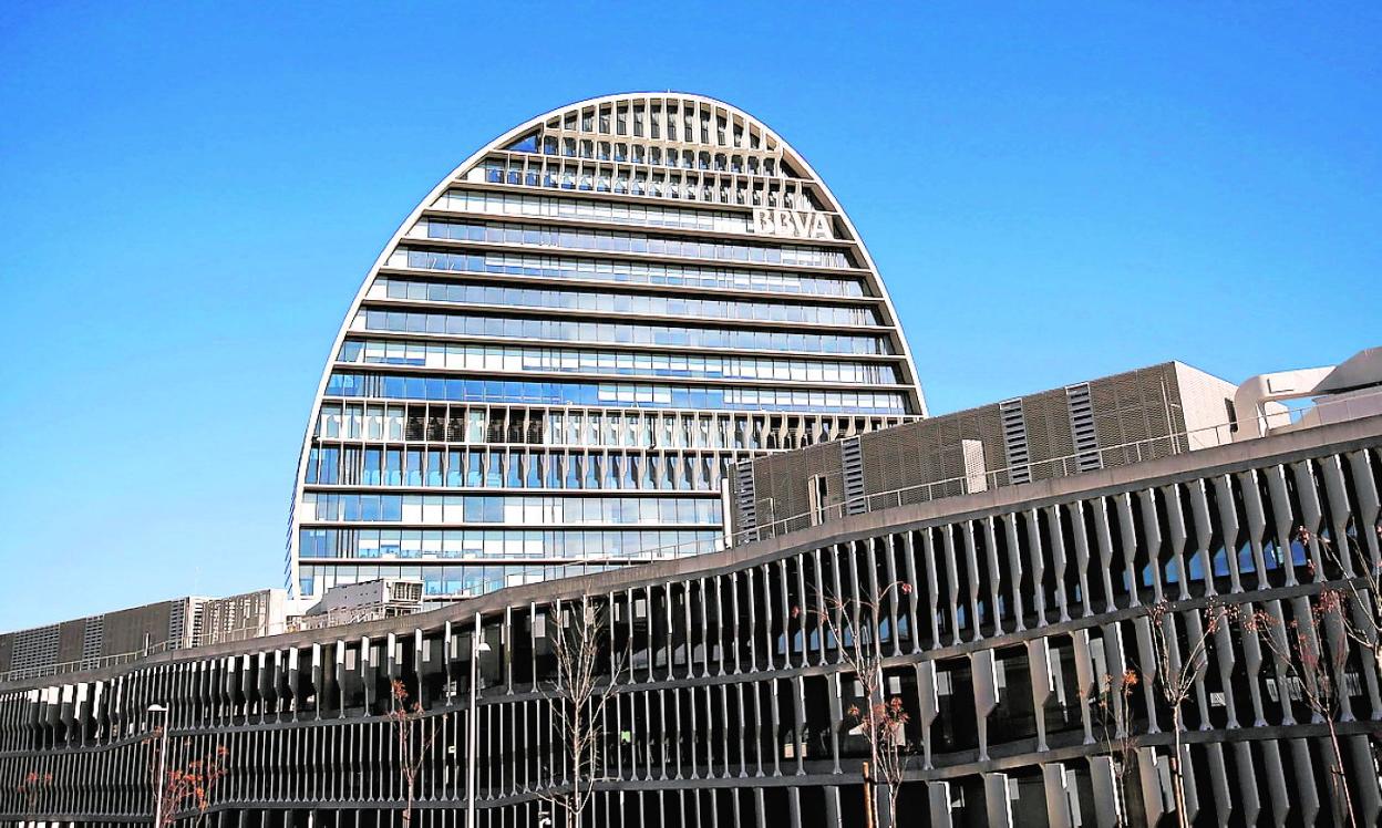 Sede central de BBVA en Madrid. 