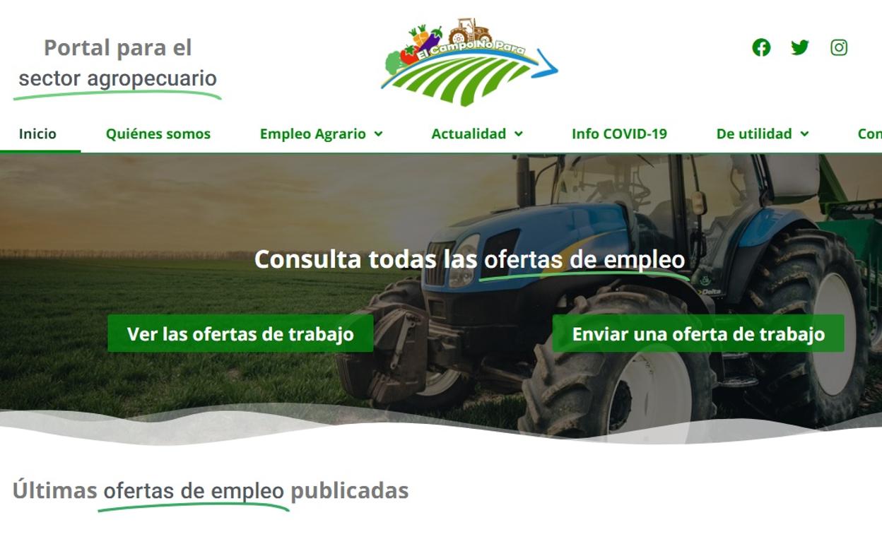 El portal web elcamponopara.org, diseñado por Scrats.