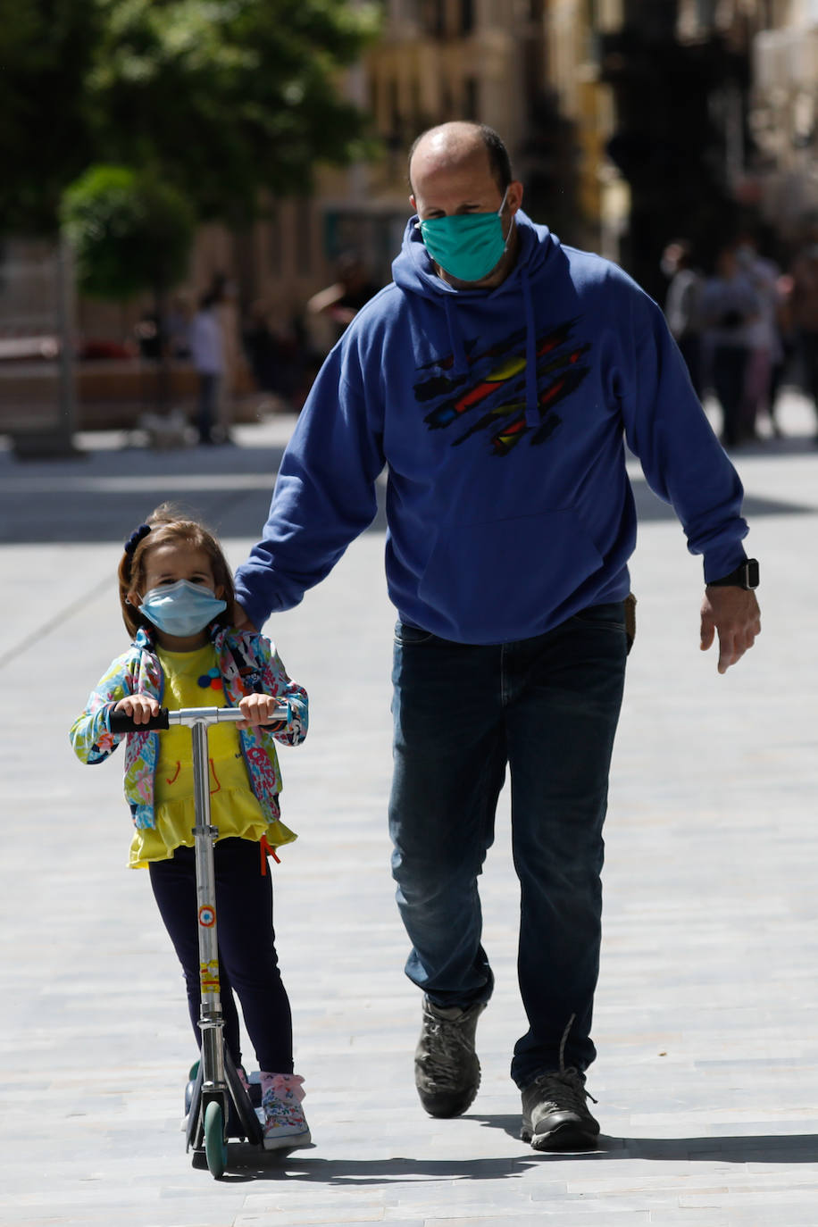 Fotos: Los niños vuelven a pasear por las calles de la Región