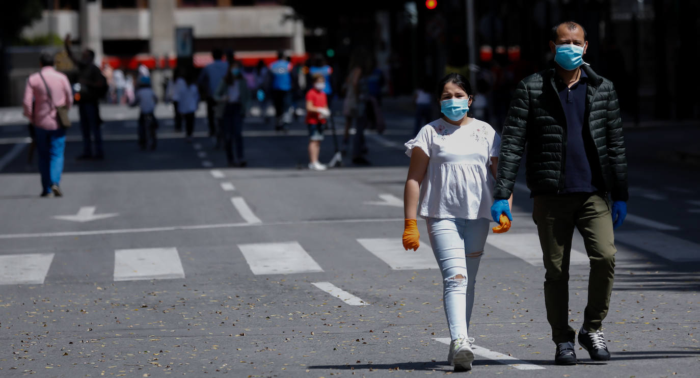 Fotos: Los niños vuelven a pasear por las calles de la Región