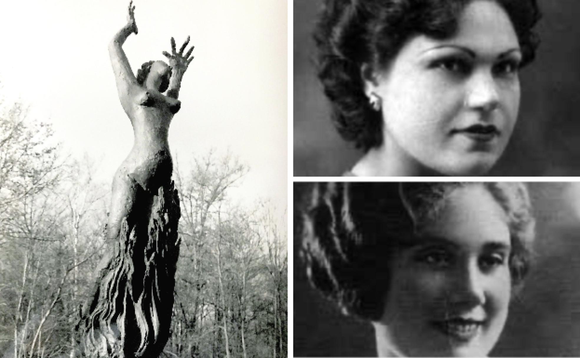 Jean Cassou, amigo de Fenosa y conservador del Museo de Arte Moderno de París, incorporó la escultura a sus colecciones, pero tras la muerte de Fenosa su viuda, Nicole, insiste en que el monumento debe instalarse en Oradour, donde se inaugura, finalmente, el 25 de junio de 1999. María Pardo, arriba, pereció el 10 de junio de 1944 bajo el fuego de Oradour, con sus tres hijos de 3 años, y 10 meses (los pequeños). Abajo, Antonia, que murió en la iglesia con su hija Nuria, de 9 años. 