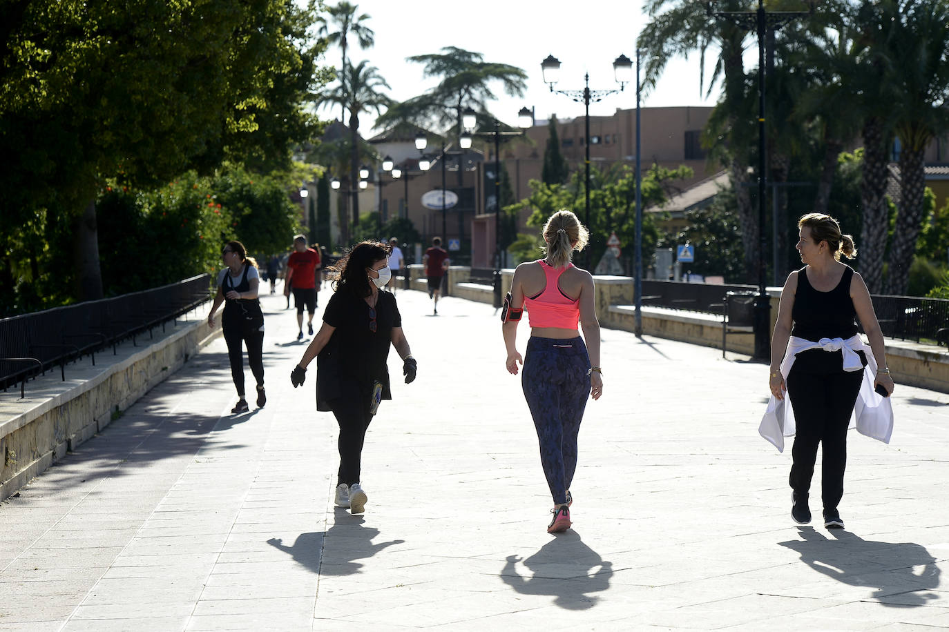 Fotos: Los murcianos salen a pasear y hacer deporte tras más de un mes de confinamiento