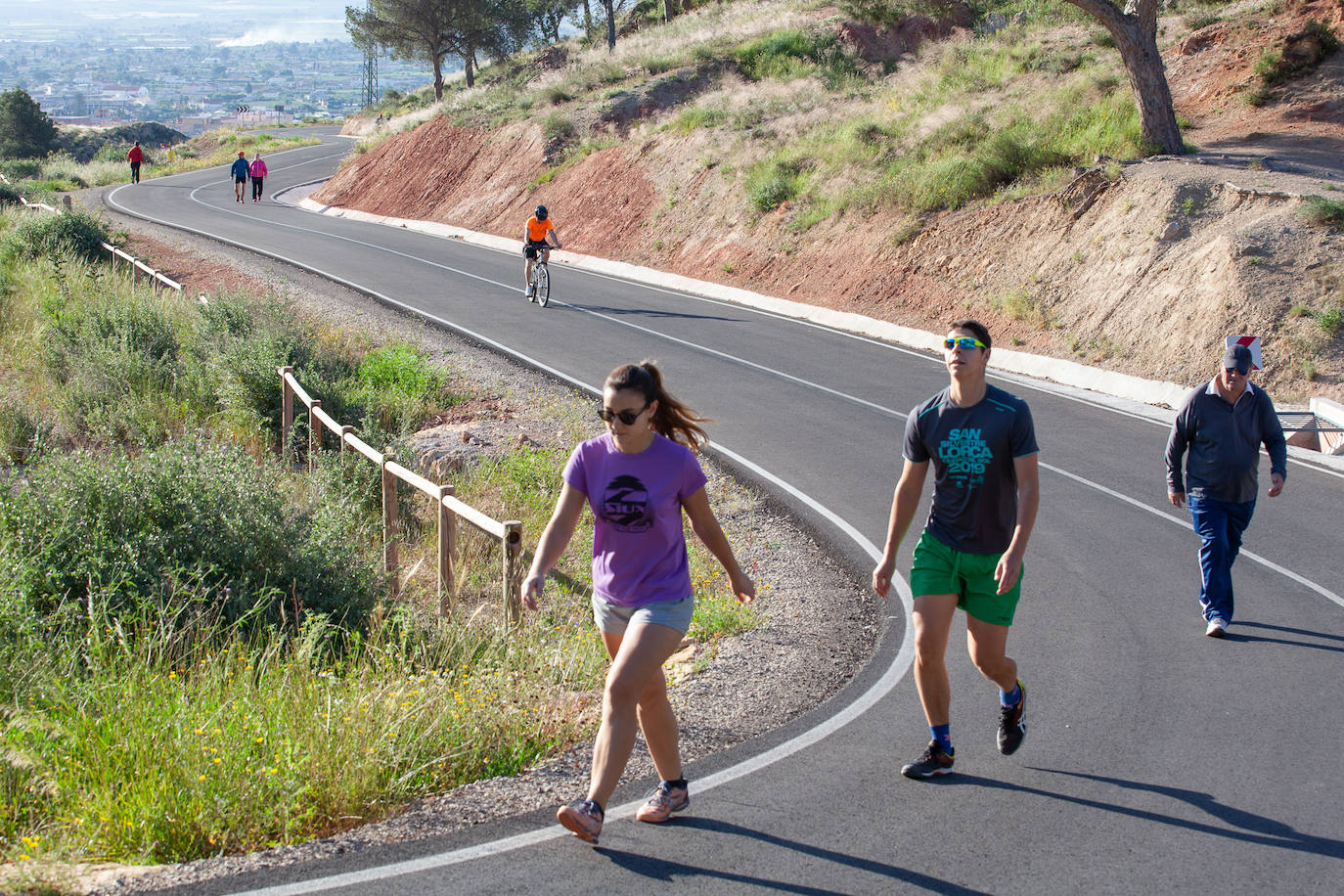 Fotos: Los murcianos salen a pasear y hacer deporte tras más de un mes de confinamiento