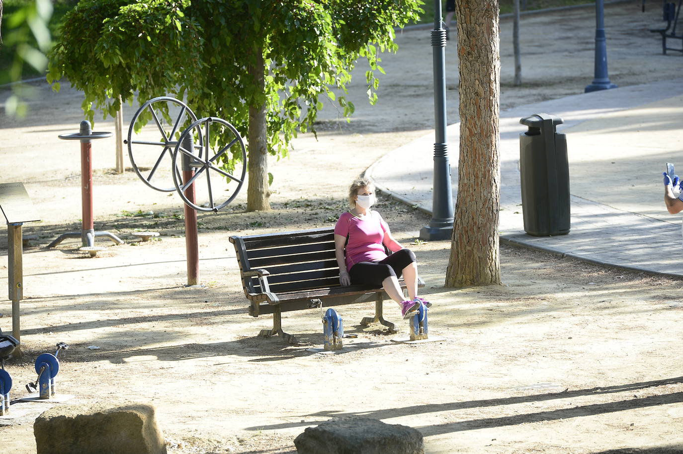 Fotos: Los murcianos salen a pasear y hacer deporte tras más de un mes de confinamiento