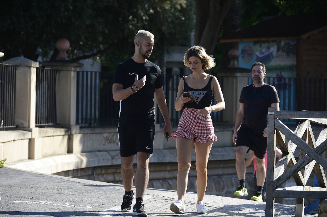 Fotos: Los murcianos salen a pasear y hacer deporte tras más de un mes de confinamiento