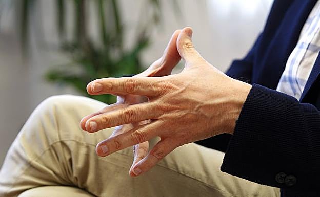 Manuel Villegas, durante la entrevista, esta semana en la Consejería.