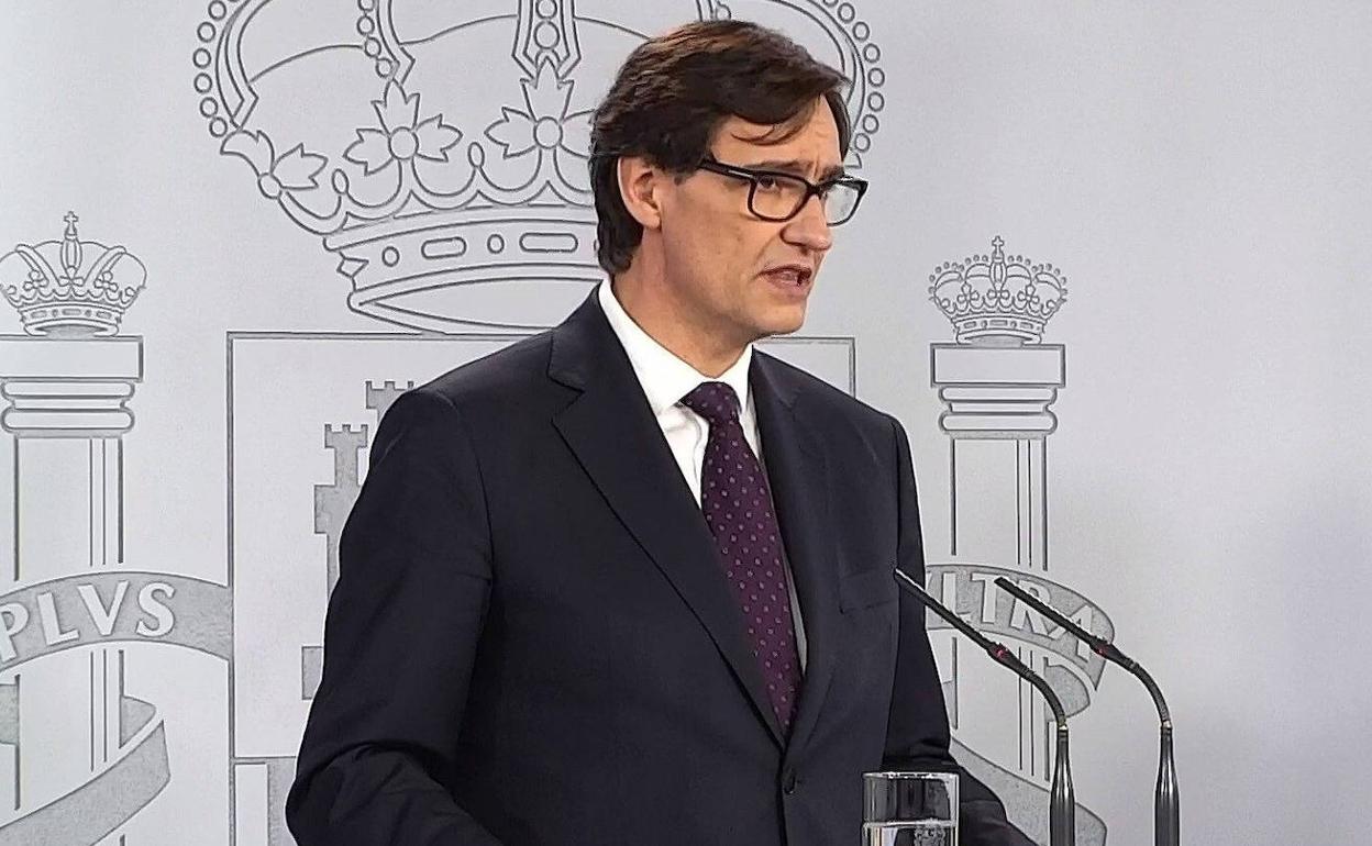El ministro de Sanidad, Salvador Illa.