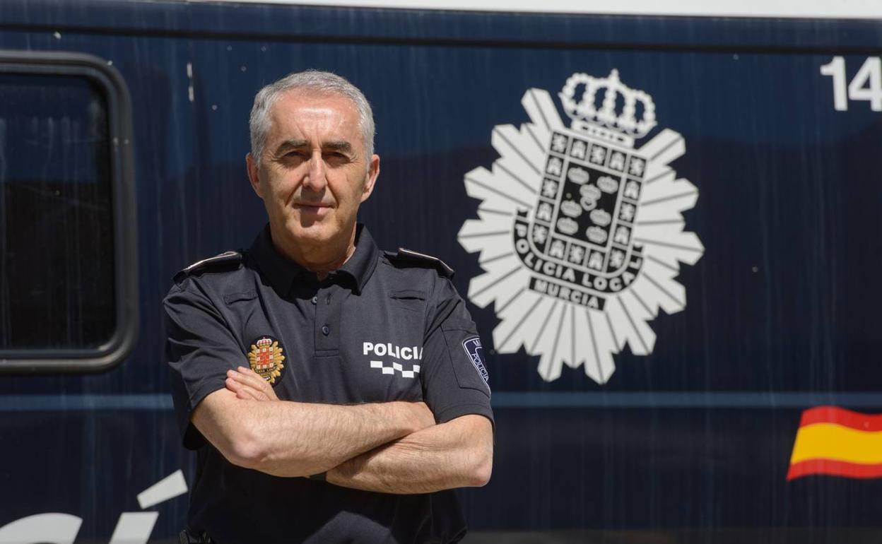 José María Mainar, jefe de la Policía Local de Murcia. 