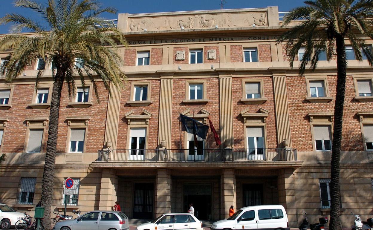 La sede de la Consejería de Hacienda, en una fotografía de archivo.