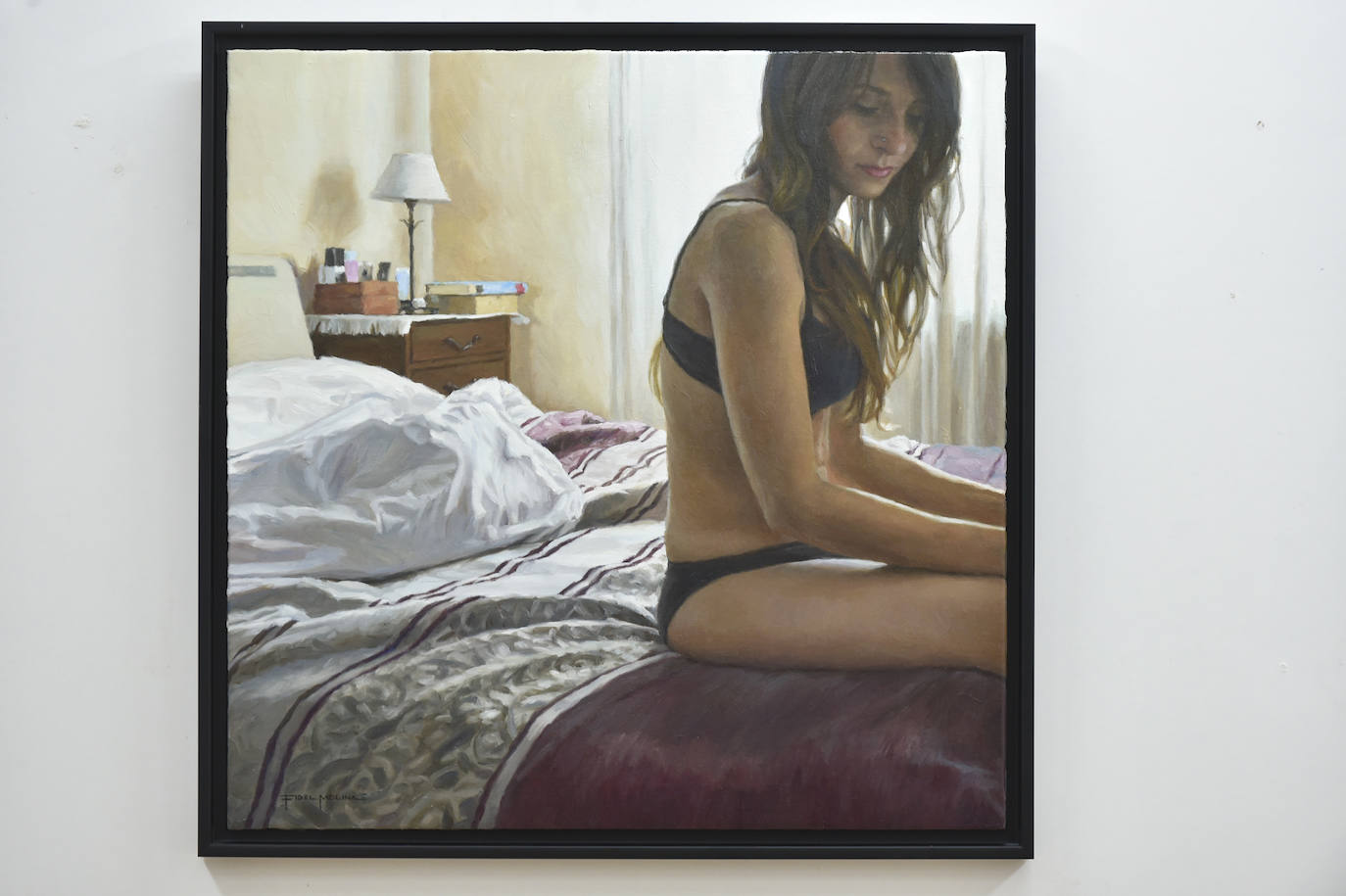 Fotos: Léucade ofrece pintura en vivo con el artista Cristóbal Pérez García