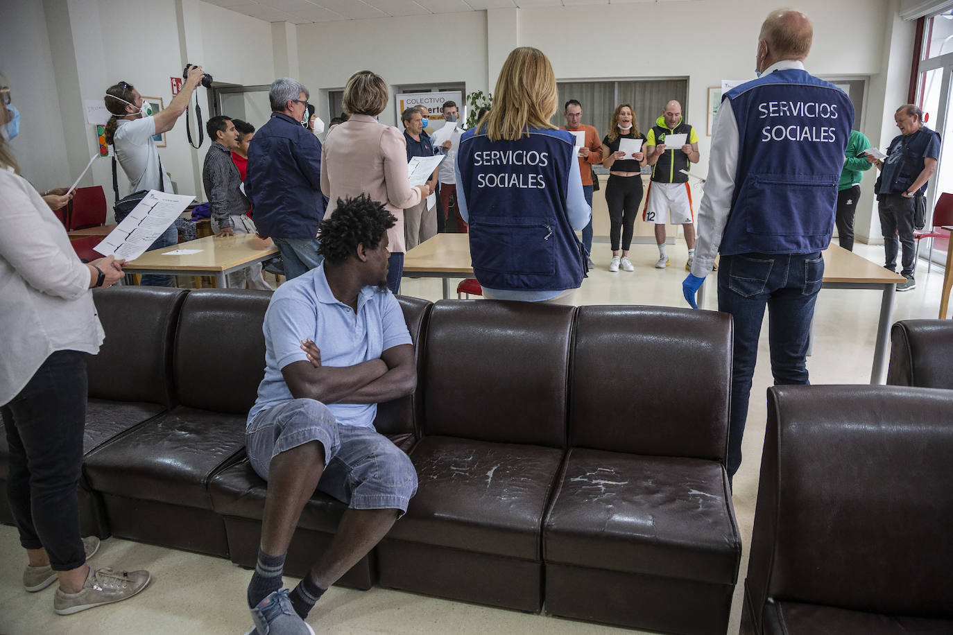 Fotos: Noelia Arroyo visita la Hospitalidad de Santa Teresa