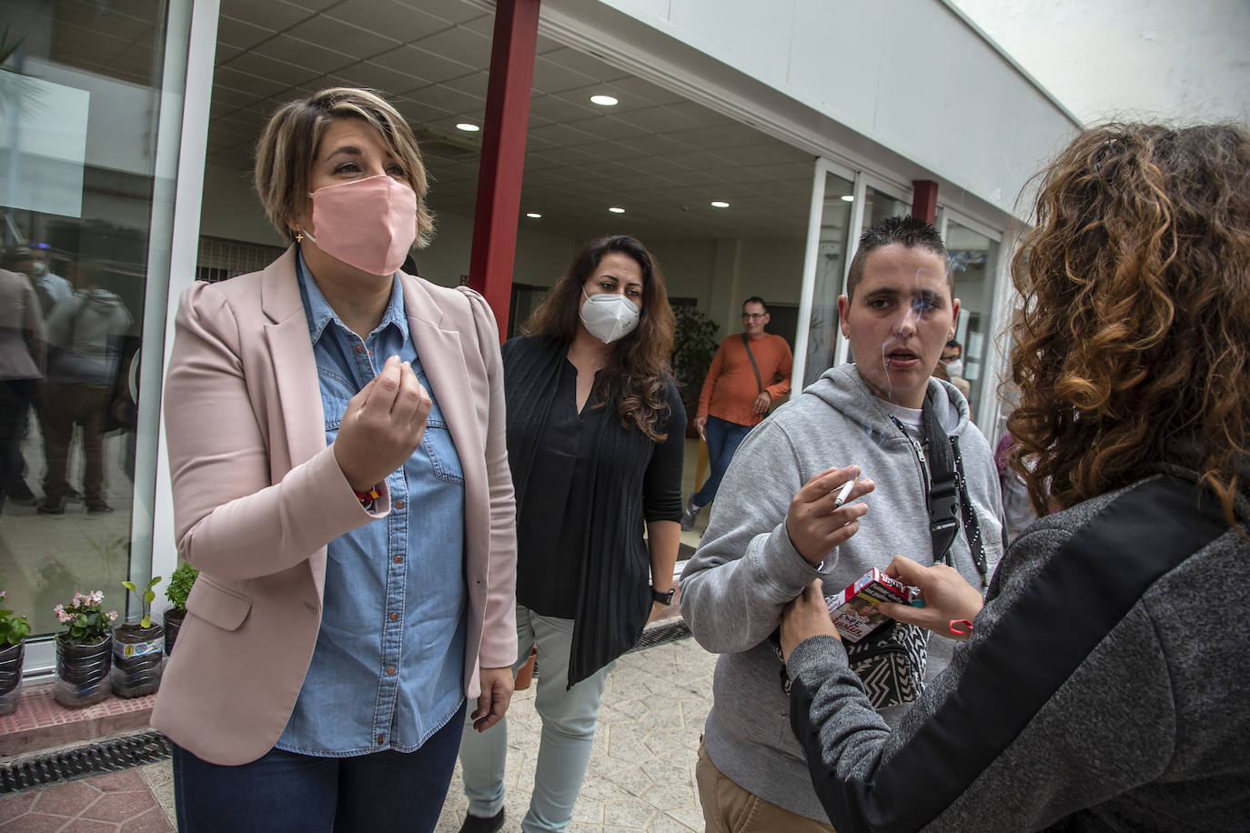 Fotos: Noelia Arroyo visita la Hospitalidad de Santa Teresa