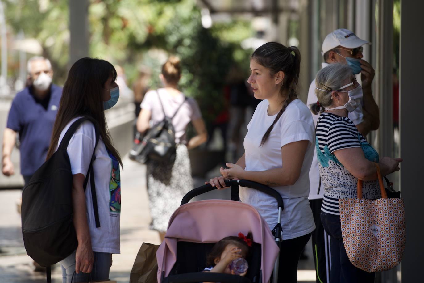 Fotos: Las mascarillas toman las calles de Murcia