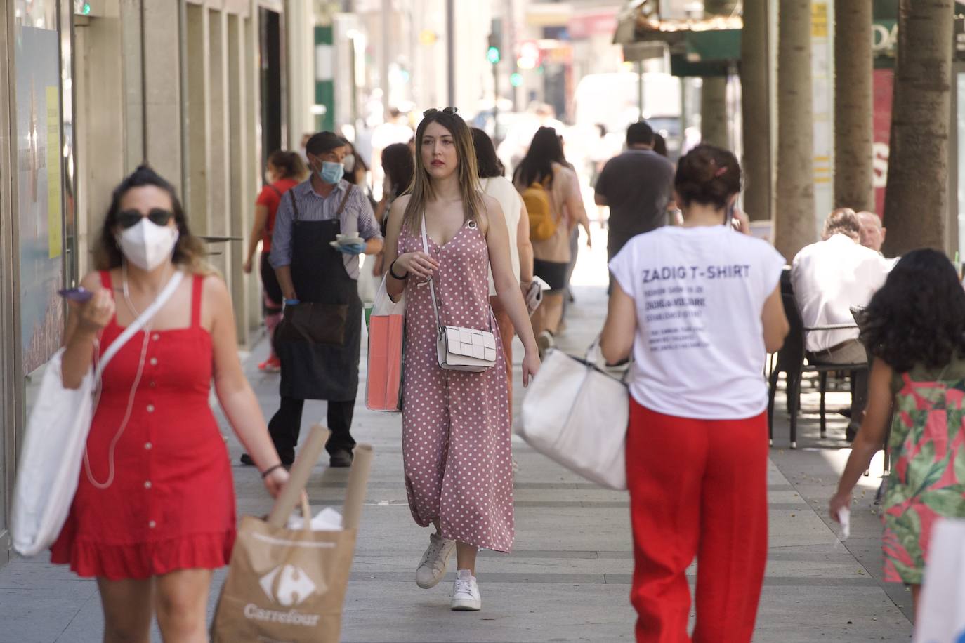 Fotos: Las mascarillas toman las calles de Murcia