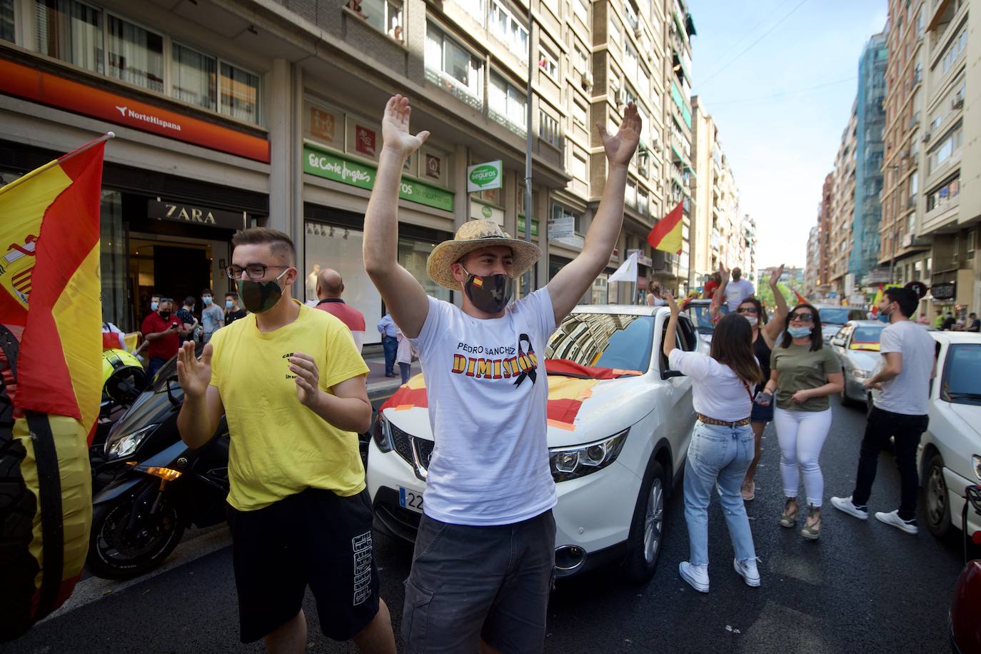 Fotos: Marcha &quot;por España y su libertad&quot; en Murcia