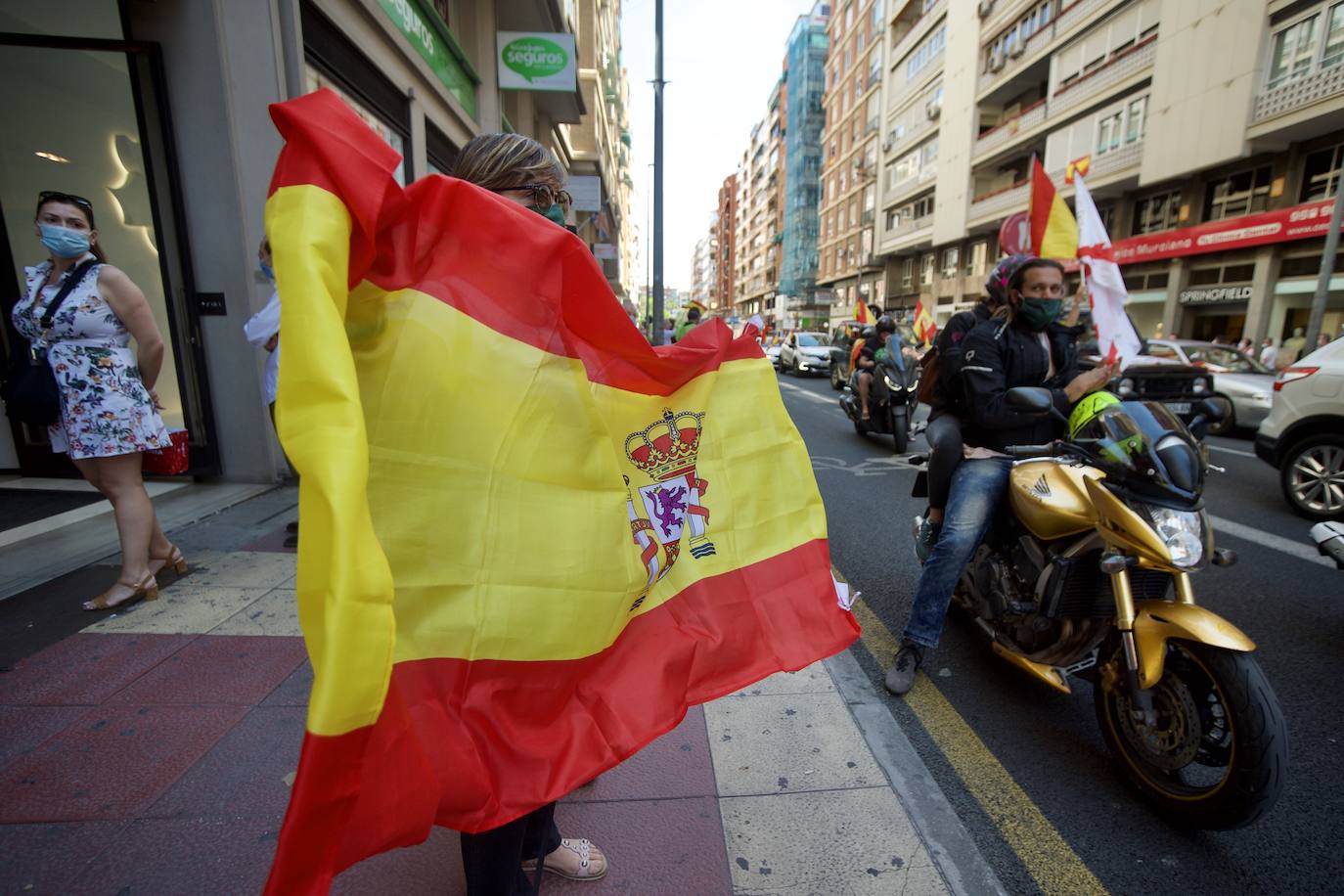 Fotos: Marcha &quot;por España y su libertad&quot; en Murcia