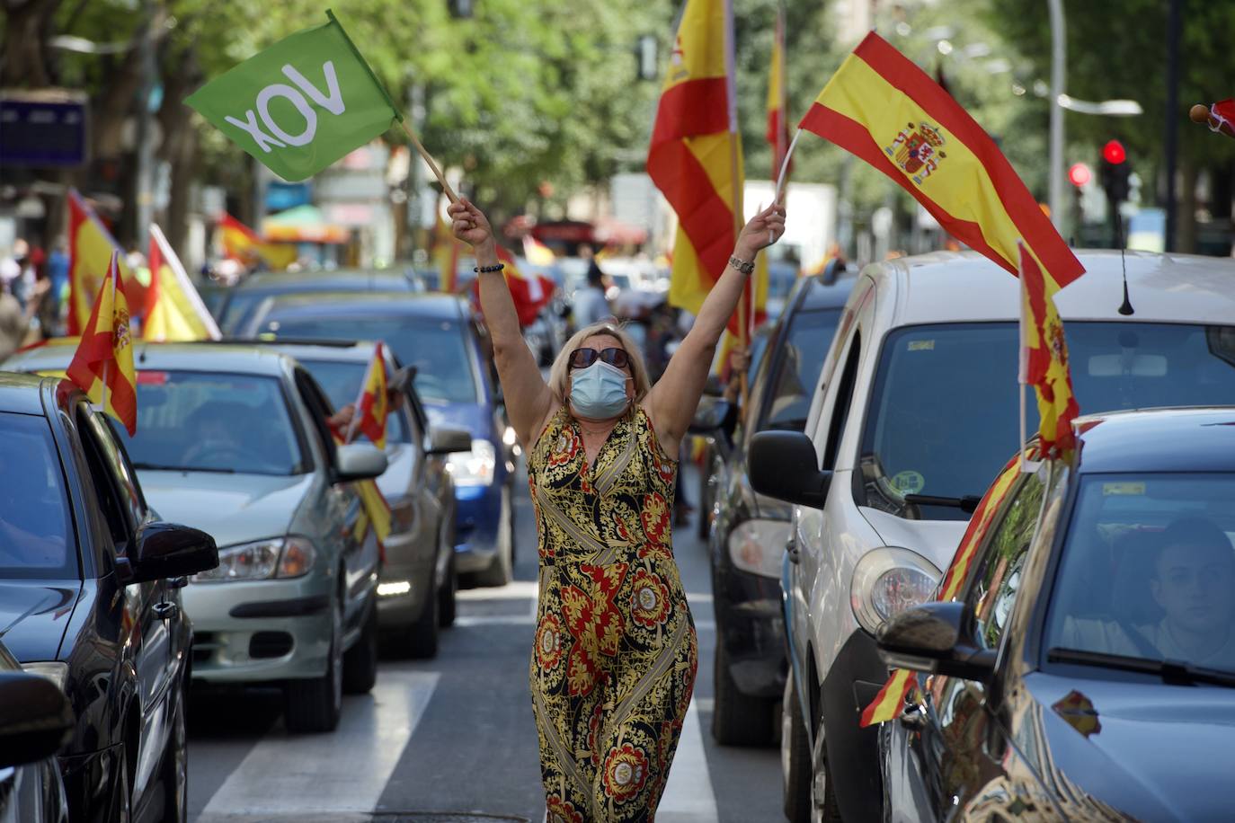 Fotos: Marcha &quot;por España y su libertad&quot; en Murcia