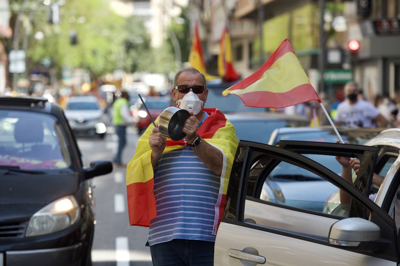 Fotos: Marcha &quot;por España y su libertad&quot; en Murcia