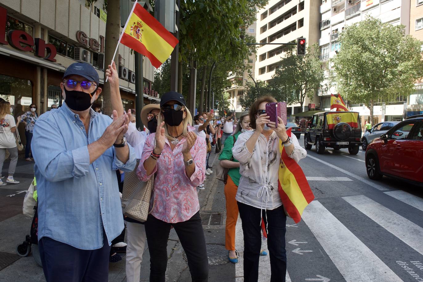 Fotos: Marcha &quot;por España y su libertad&quot; en Murcia