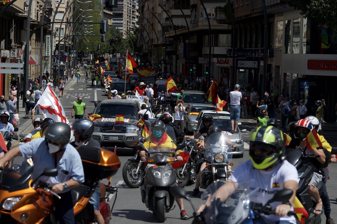 Fotos: Marcha &quot;por España y su libertad&quot; en Murcia