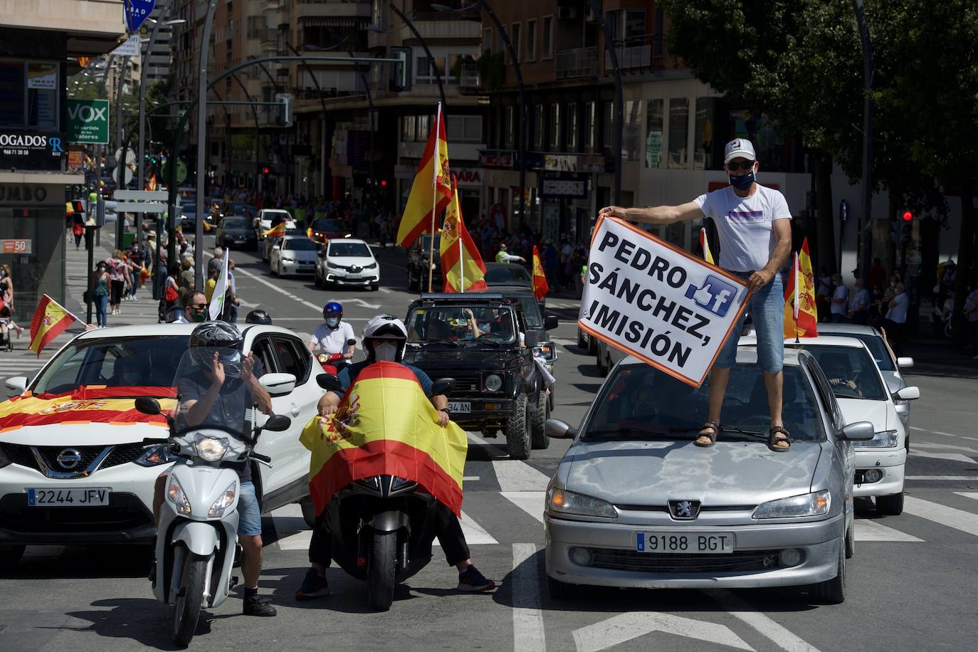 Fotos: Marcha &quot;por España y su libertad&quot; en Murcia