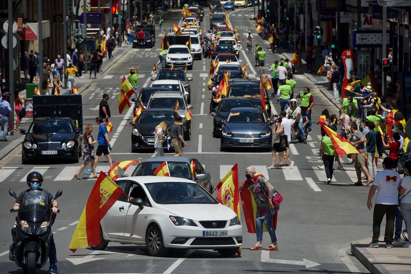 Fotos: Marcha &quot;por España y su libertad&quot; en Murcia