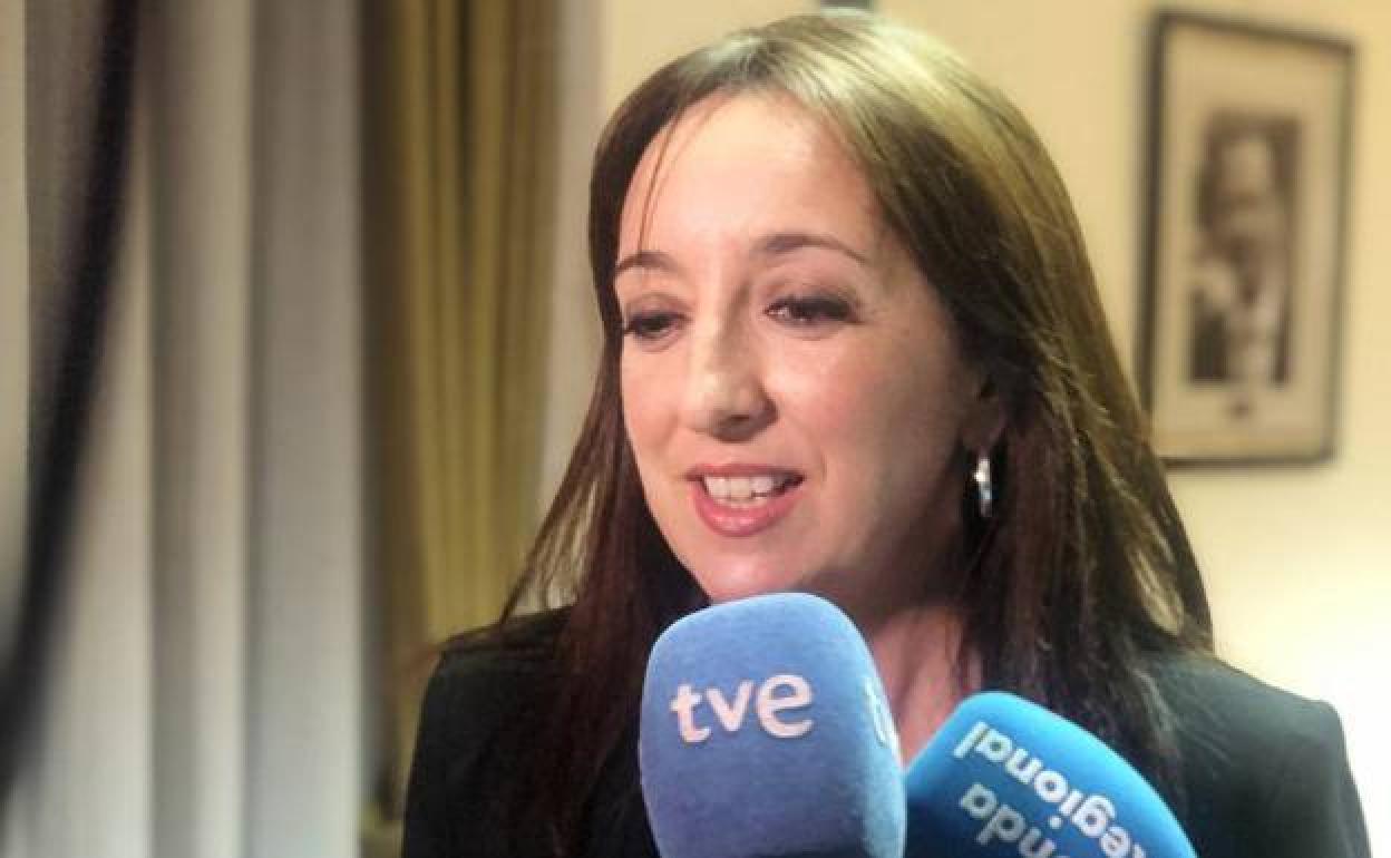 La presidenta de la FMRM, María Dolores Muñoz.