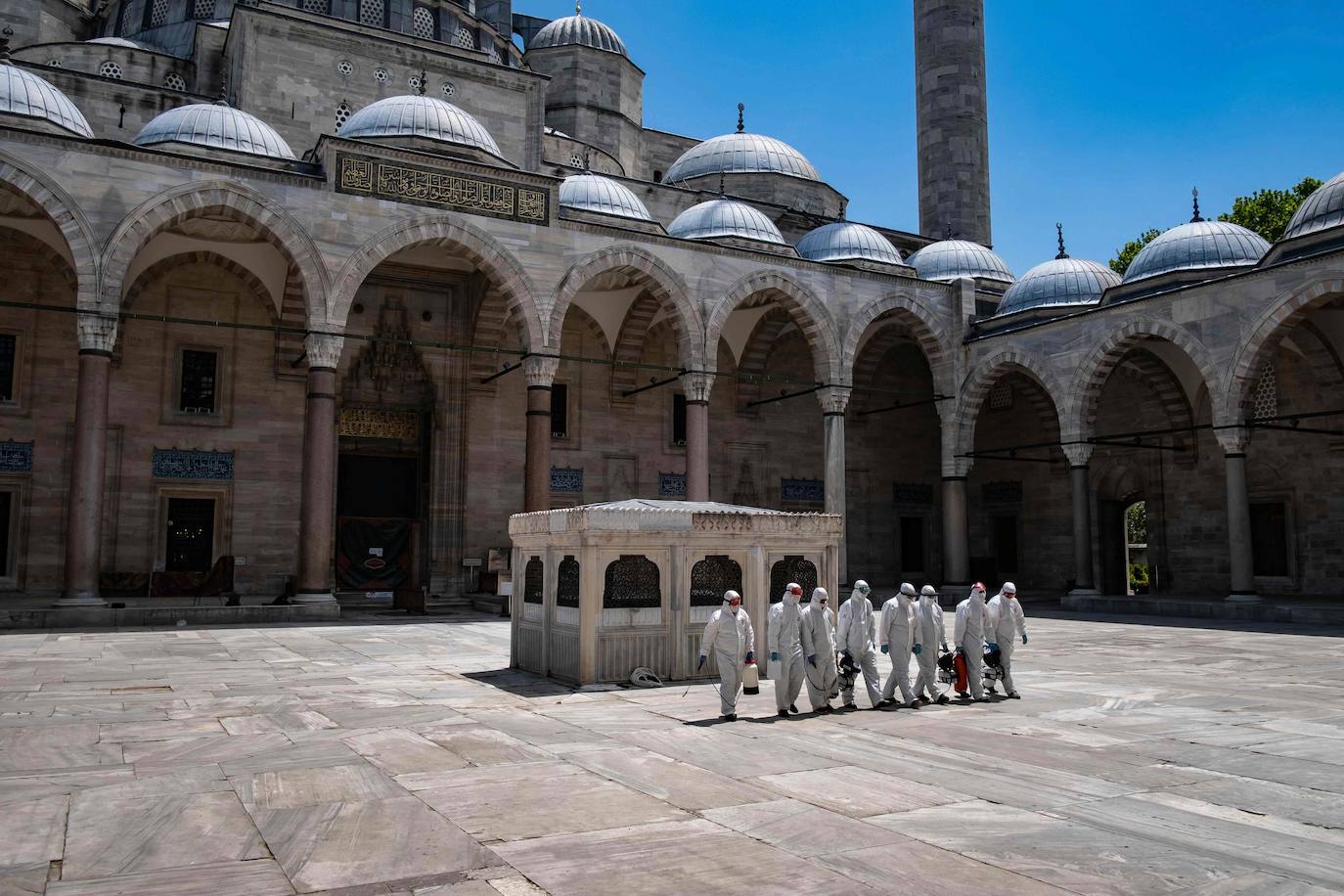 Fotos: La mezquita de Solimán abre sus puertas