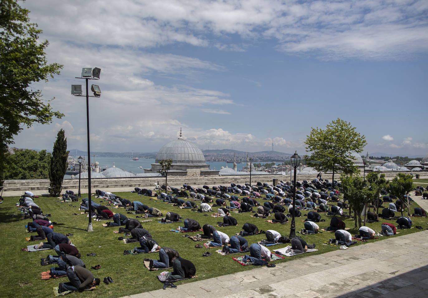 Fotos: La mezquita de Solimán abre sus puertas