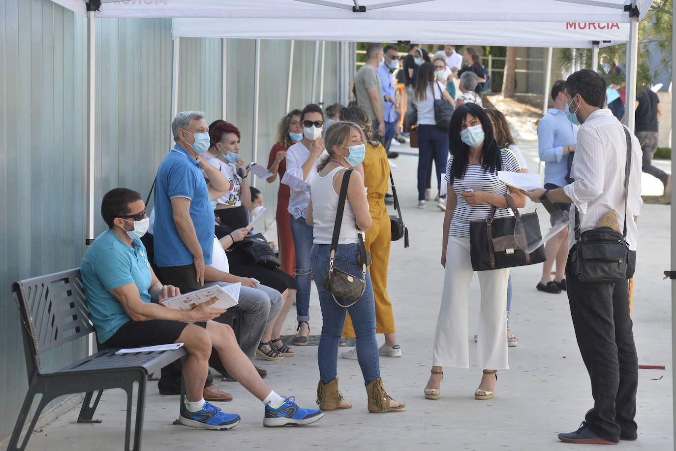 Fotos: Las pruebas de acceso a la Universidad para mayores estrenan el protocolo de seguridad