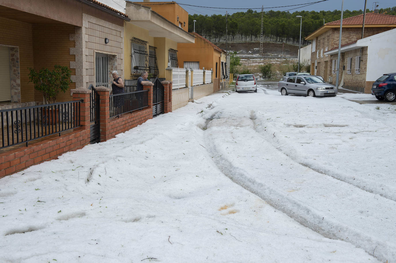 Fotos: Las lluvias provocan cinco accidentes y 68 incidencias en la Región
