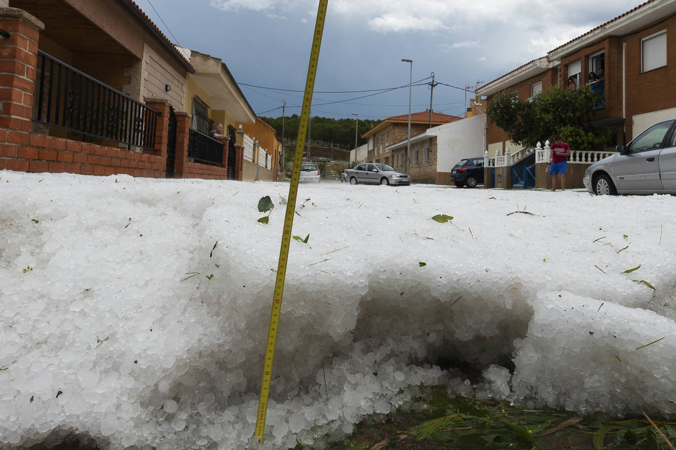 Fotos: Las lluvias provocan cinco accidentes y 68 incidencias en la Región
