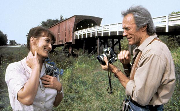 Meryl Streep y Clint Eastwood en 'Los puentes de Madison'.