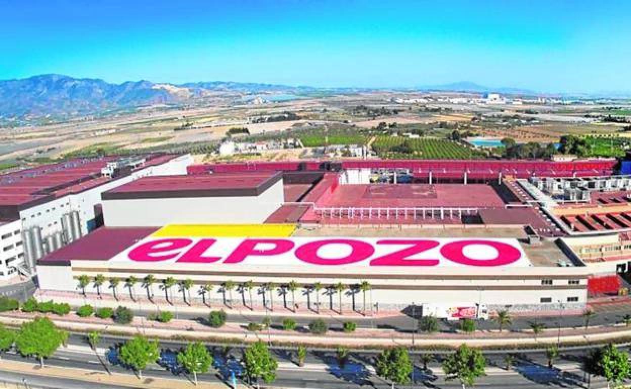 Imagen aérea de las instalaciones de ElPozo Alimentación en Alhama de Murcia.