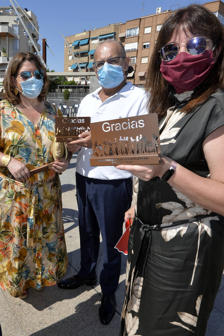 Fotos: Homenaje en Alcantarilla a las víctimas del coronavirus en la Región