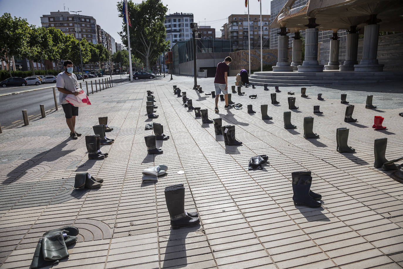 Fotos: Botas contra las riadas de Los Alcázares